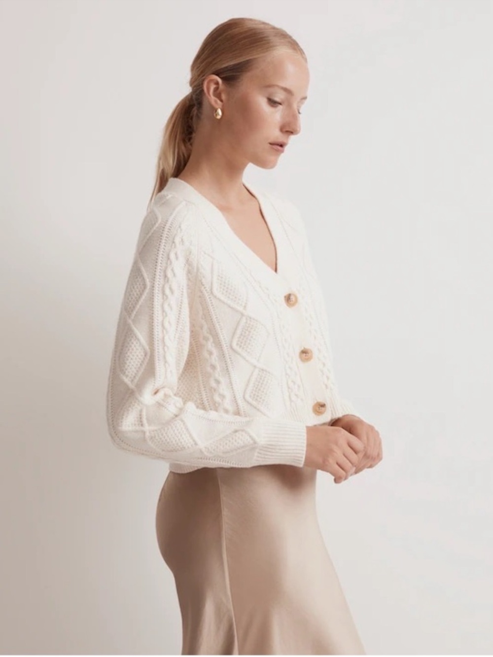 Madewell Cropped Cardigan - Picture 2 of 12